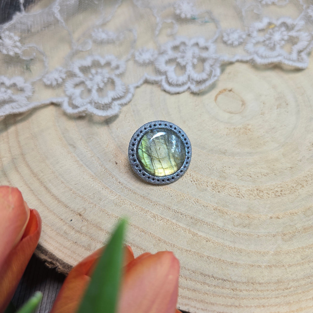 Maža labradorito sagė