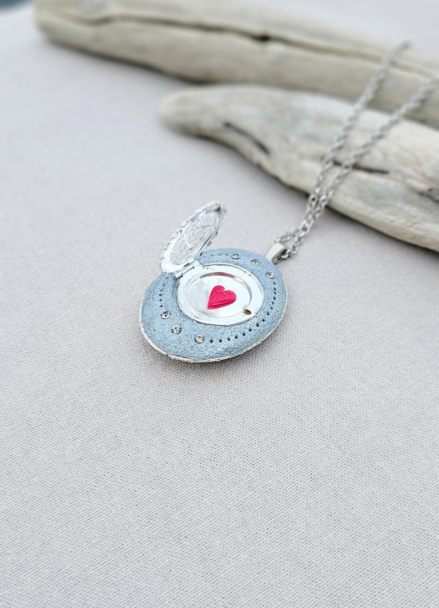 multicolor floral pendant, fairy locket, vibrant jewelry, colorful necklace, keepsake locket, photo pendant, handcrafted fairy, enchanting accessory, unique gift, magical charm, floral fairy necklace, whimsical jewelry, silver chain pendant