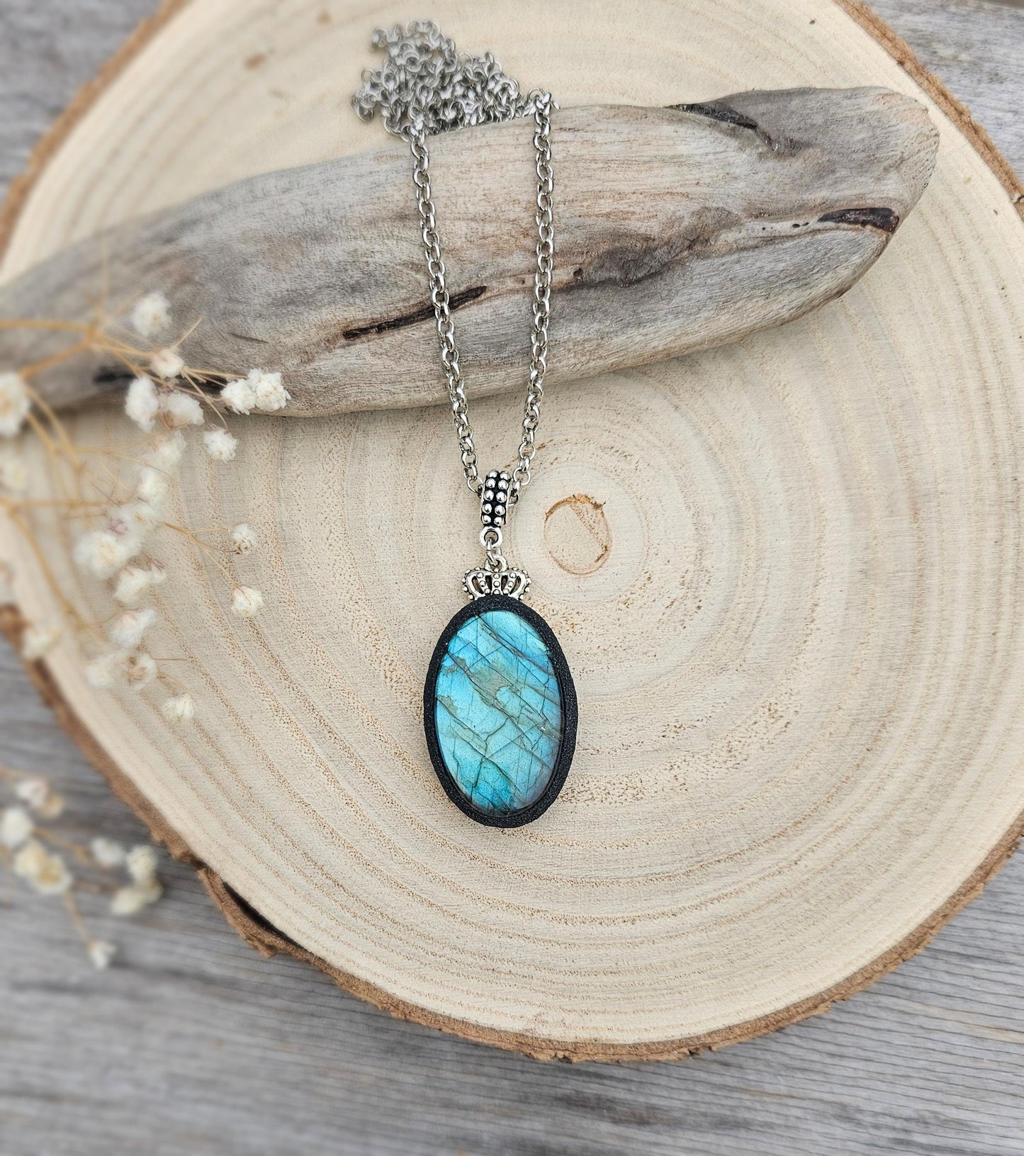 Labradorite Pendant Copper Jewelry, Pendant Handmade Gemstone Jewelry Copper, Gifts For Her. Astrology pendant for protection and luck
