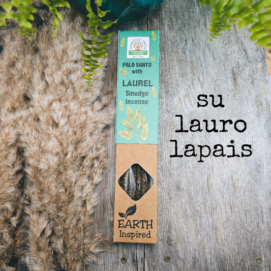 Palo Santo smilkalai su lauro lapais – dvasiniam atsinaujinimui (25 g)