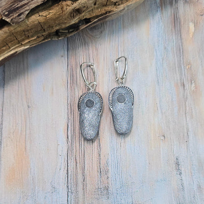 Labradorito auskarai 'Ovalai'