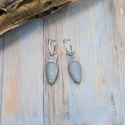 Labradorito auskarai 'Katinėliai'