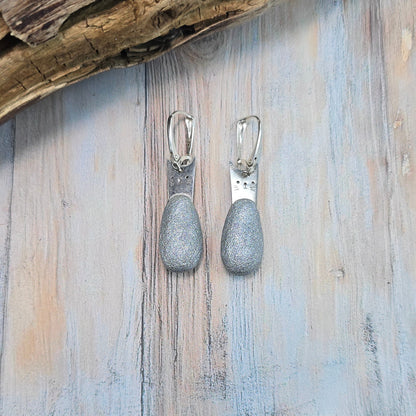 Labradorito auskarai 'Kačiukai'