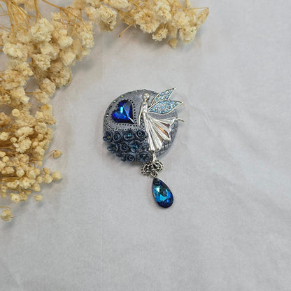 Sagė su fėja ir širdele