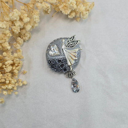 Sagė su fėja ir širdele