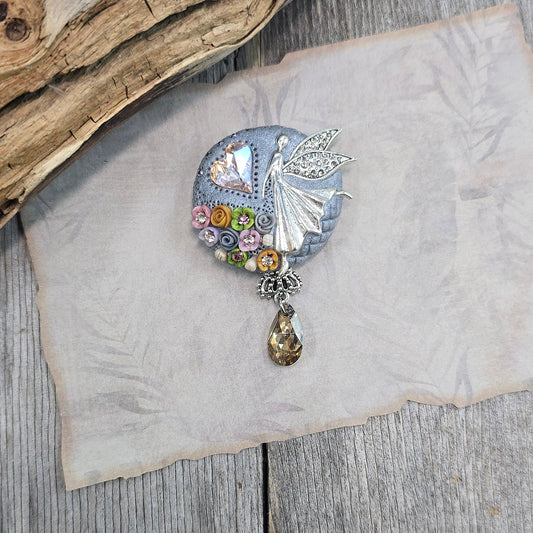 Sagė su fėja ir širdele