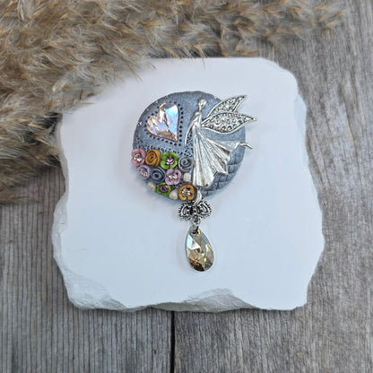 Sagė su fėja ir širdele