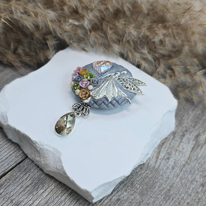 Sagė su fėja ir širdele