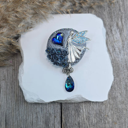 Sagė su fėja ir širdele