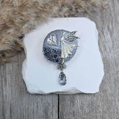 Sagė su fėja ir širdele