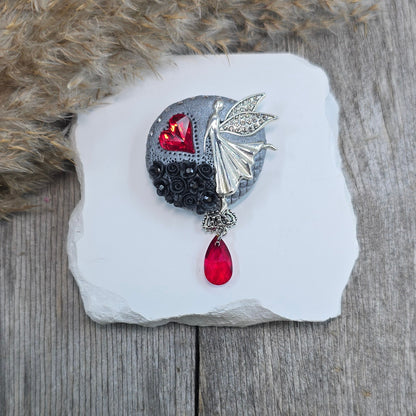 Sagė su fėja ir širdele