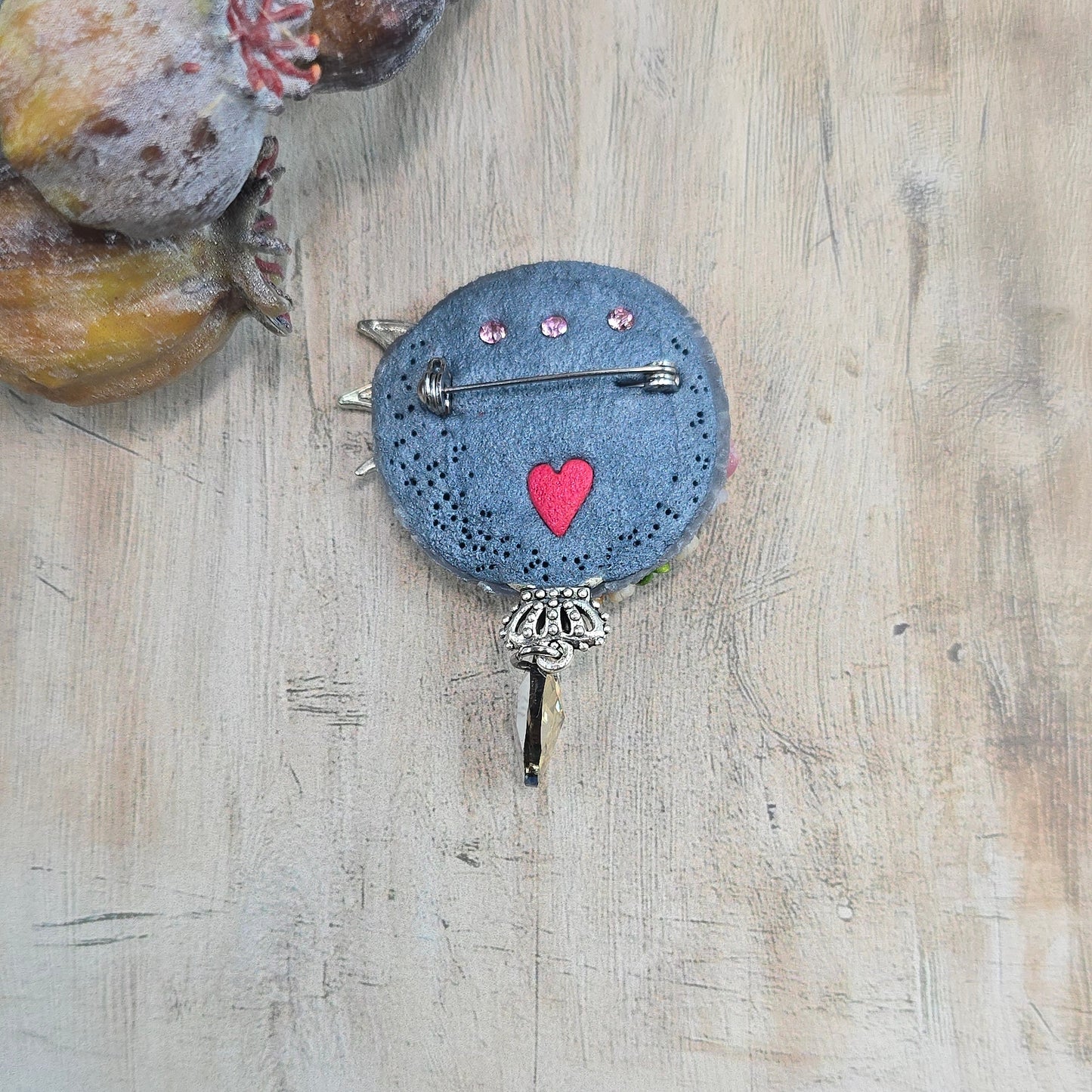 Sagė su fėja ir širdele