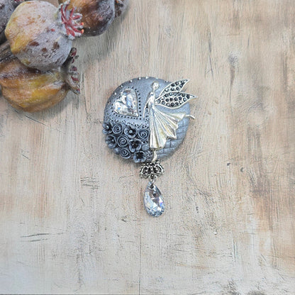 Sagė su fėja ir širdele