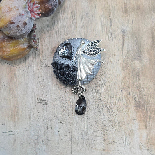 Sagė su fėja ir širdele