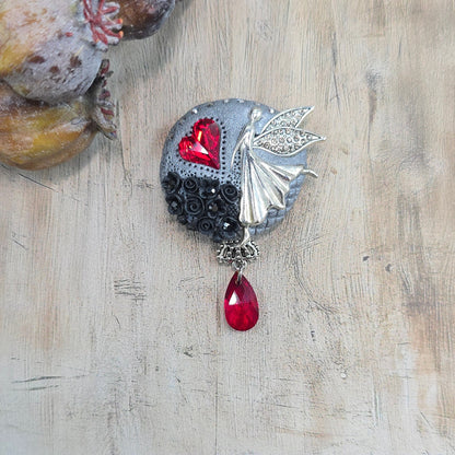 Sagė su fėja ir širdele