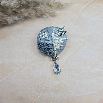 Sagė su fėja ir širdele