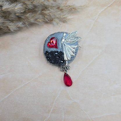 Sagė su fėja ir širdele