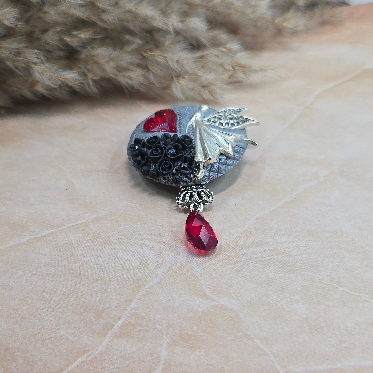 Sagė su fėja ir širdele