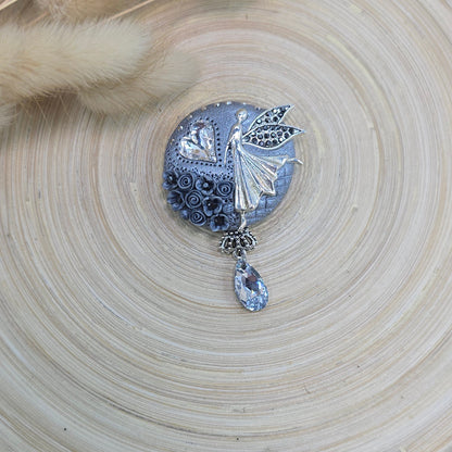 Sagė su fėja ir širdele