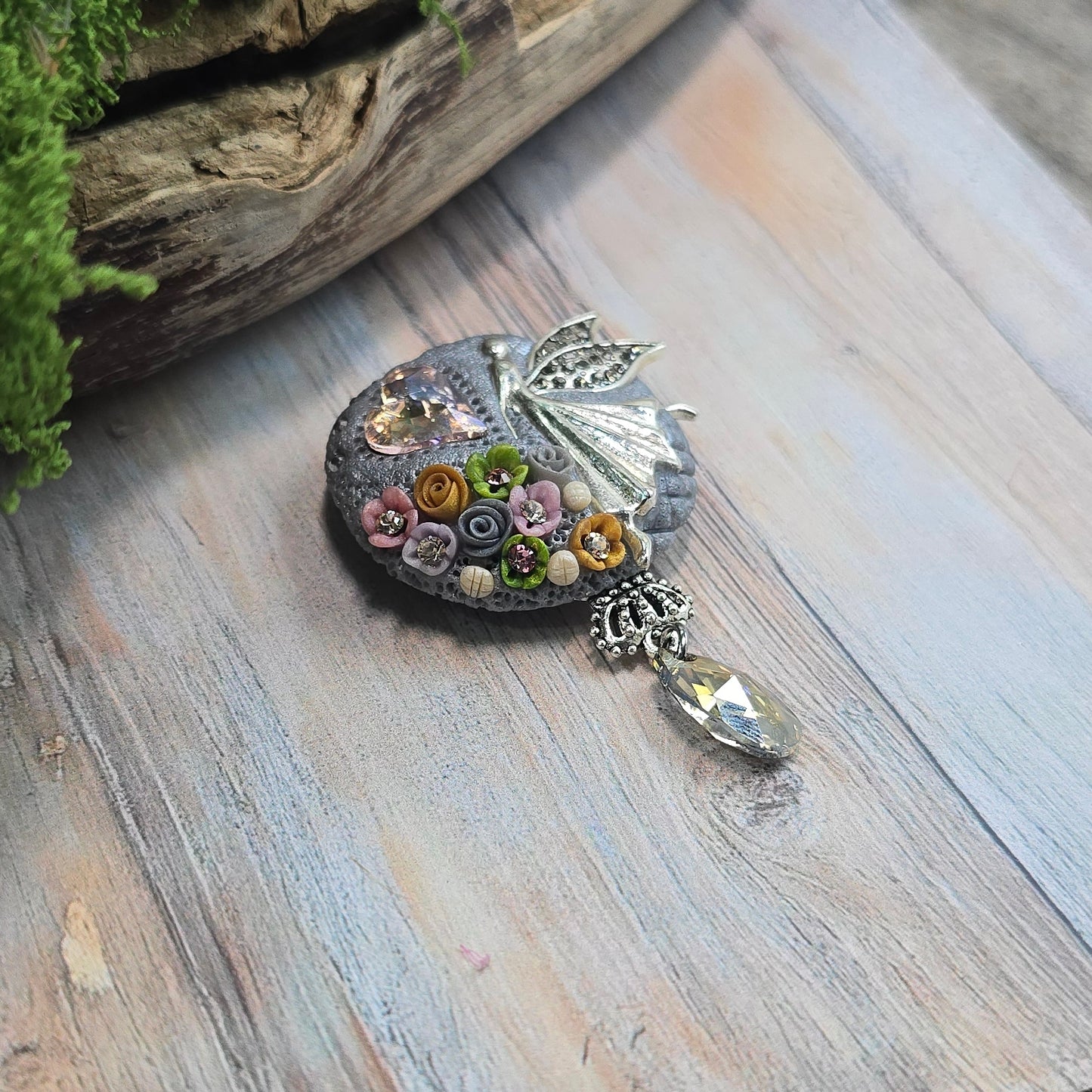 Sagė su fėja ir širdele