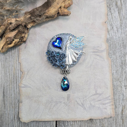 Sagė su fėja ir širdele