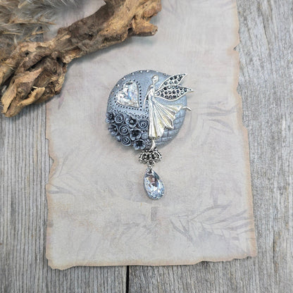 Sagė su fėja ir širdele