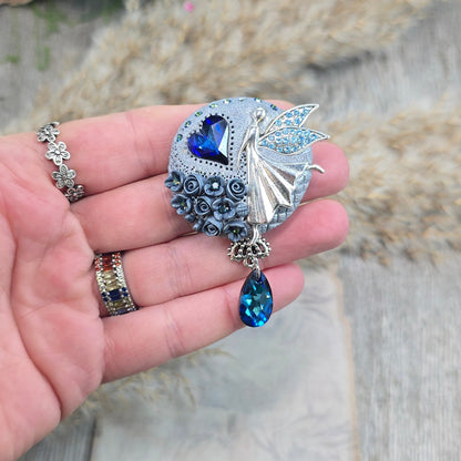 Sagė su fėja ir širdele