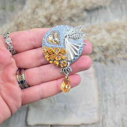 Sagė su fėja ir širdele