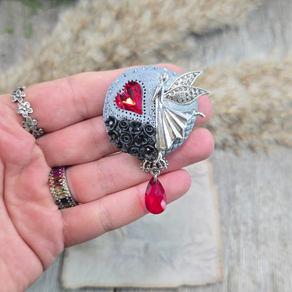 Sagė su fėja ir širdele