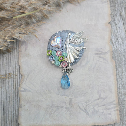 Sagė su fėja ir širdele