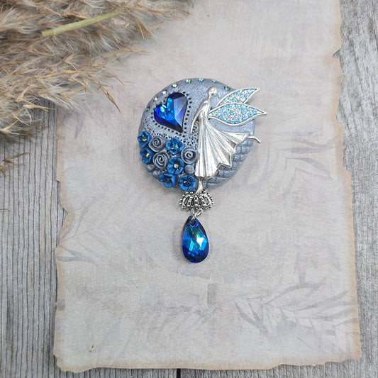 Sagė su fėja ir širdele