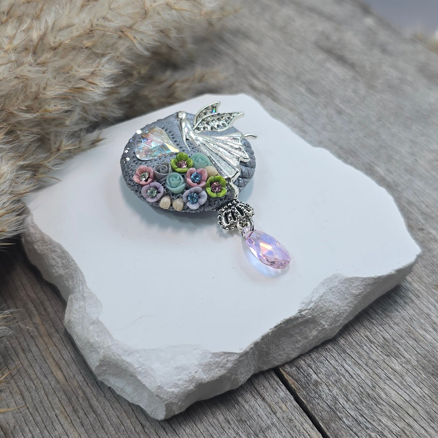 Sagė su fėja ir širdele