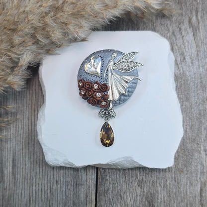 Sagė su fėja ir širdele