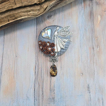 Sagė su fėja ir širdele