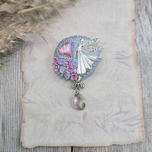 Sagė su fėja ir širdele