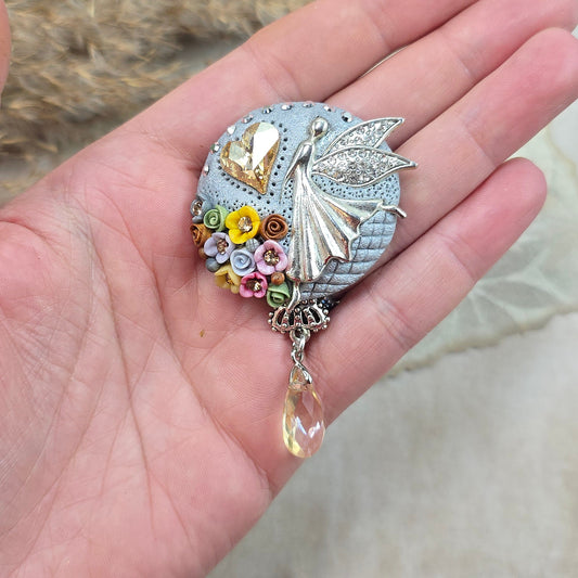 Spalvota sagė su fėja ir širdele