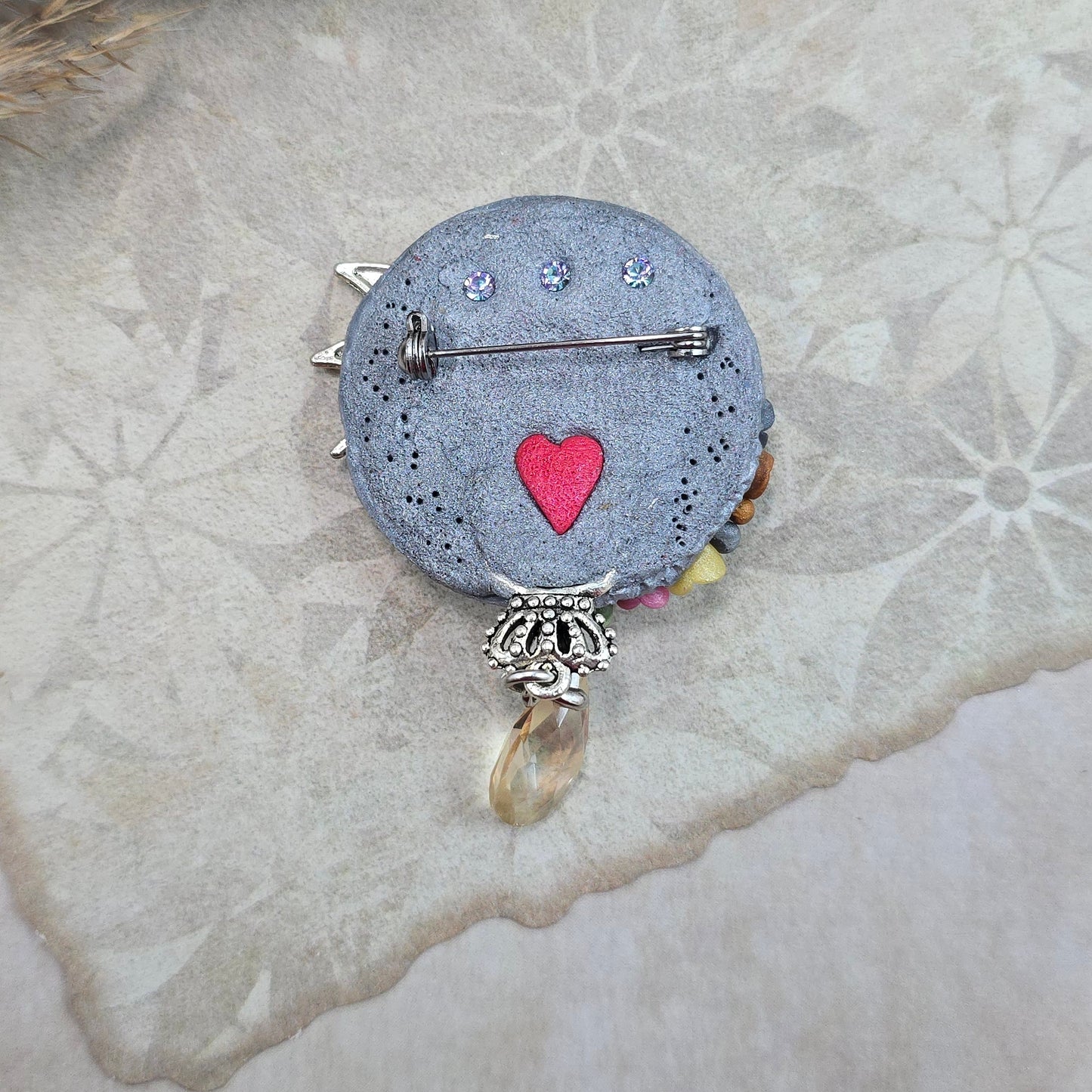 Spalvota sagė su fėja ir širdele