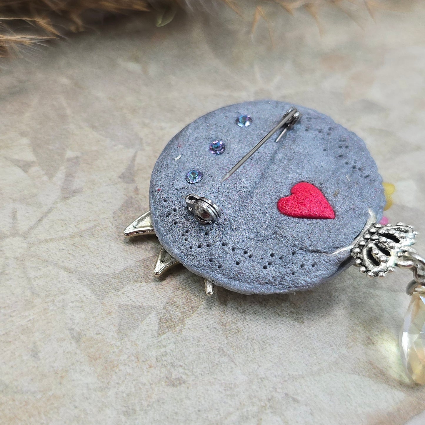 Spalvota sagė su fėja ir širdele